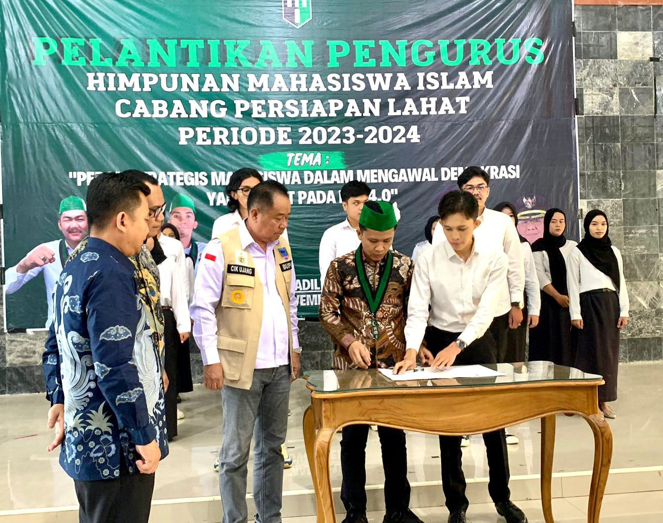 Wakil Sekretaris Jenderal PB HMI Okta Lantik HMI Cabang Persiapan Lahat