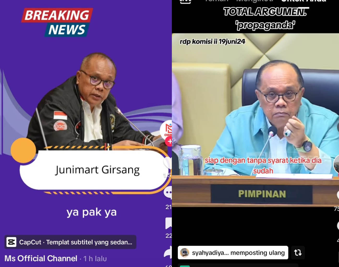 Viral, Video Junimart Girsang Semua Tenaga Honorer 5 Tahun Berturut turut, Wajib Diangkat PPPK, Tes Formalitas