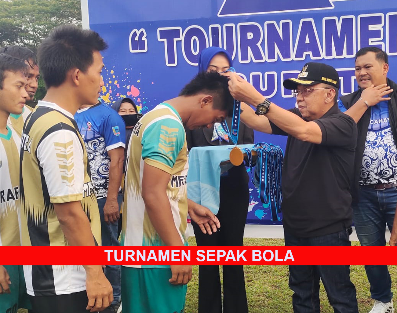 Isi Sambutan Wakil Bupati Lahat pada Partai Final Sepak Bola Tim Lahat Selatan vs Merapi Timur