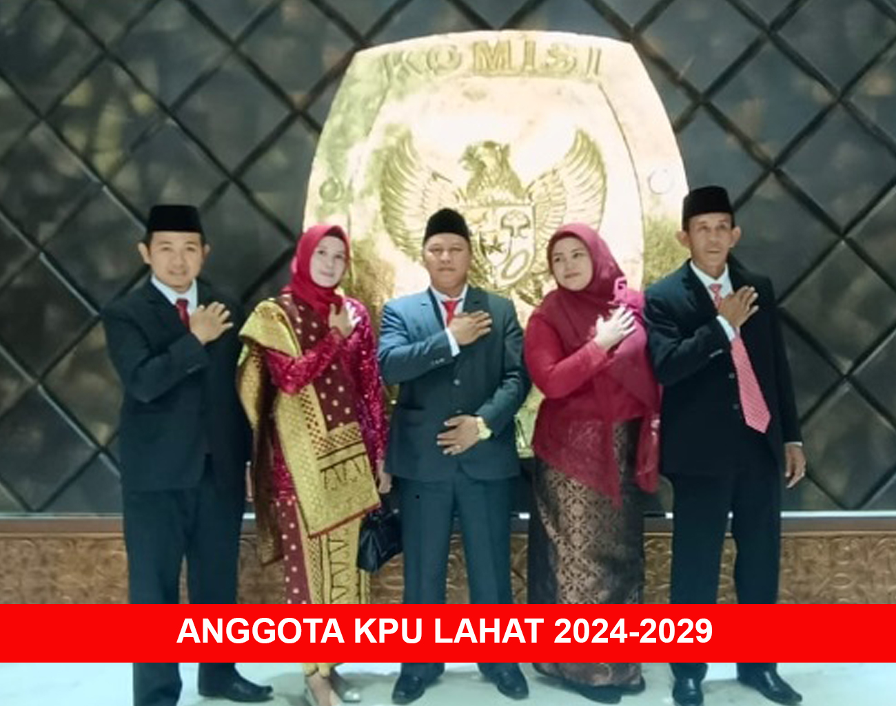 Sah! Pelantikan Lima Anggota KPU Lahat Periode 2024-2029 Berlangsung di Gedung KPU RI