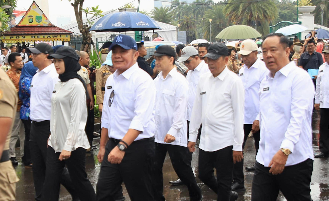 H-1 Pelantikan, HDCU Ikuti  Gladi Bersih Pelantikan Serentak Kepala Daerah di Istana Kepresidenan RI