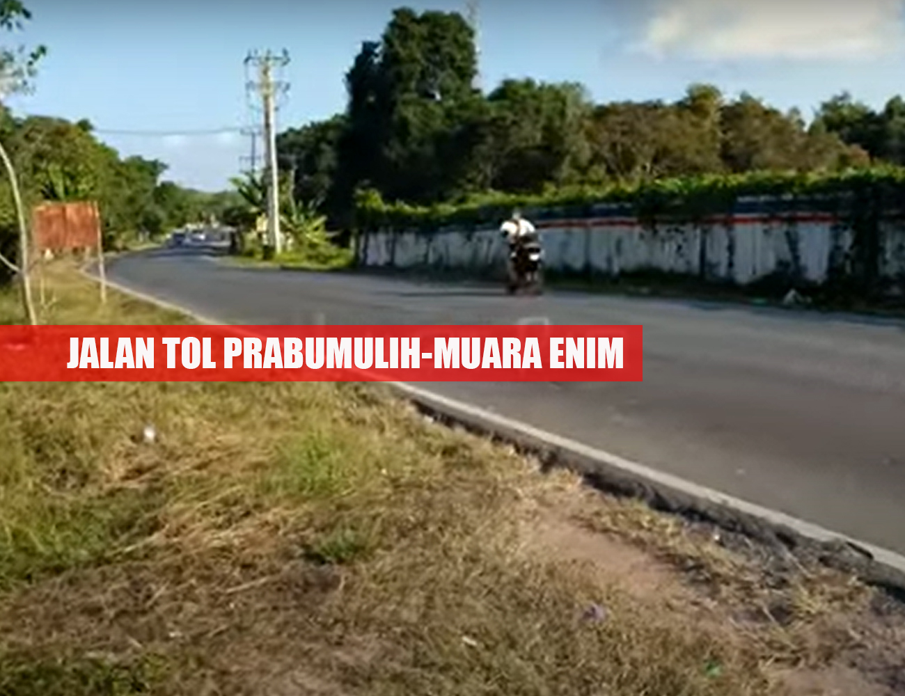 Jalan Tol Indralaya-Prabumulih Sudah Operasi, Tinggal Prabumulih-Muara Enim