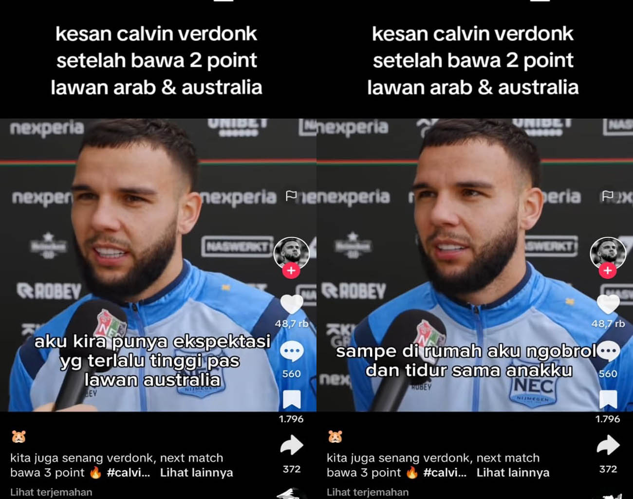 Kesan Calvin Verdonk, Indonesia Lawan Arab Saudi-Australia, Kualifikasi Piala Dunia 2026