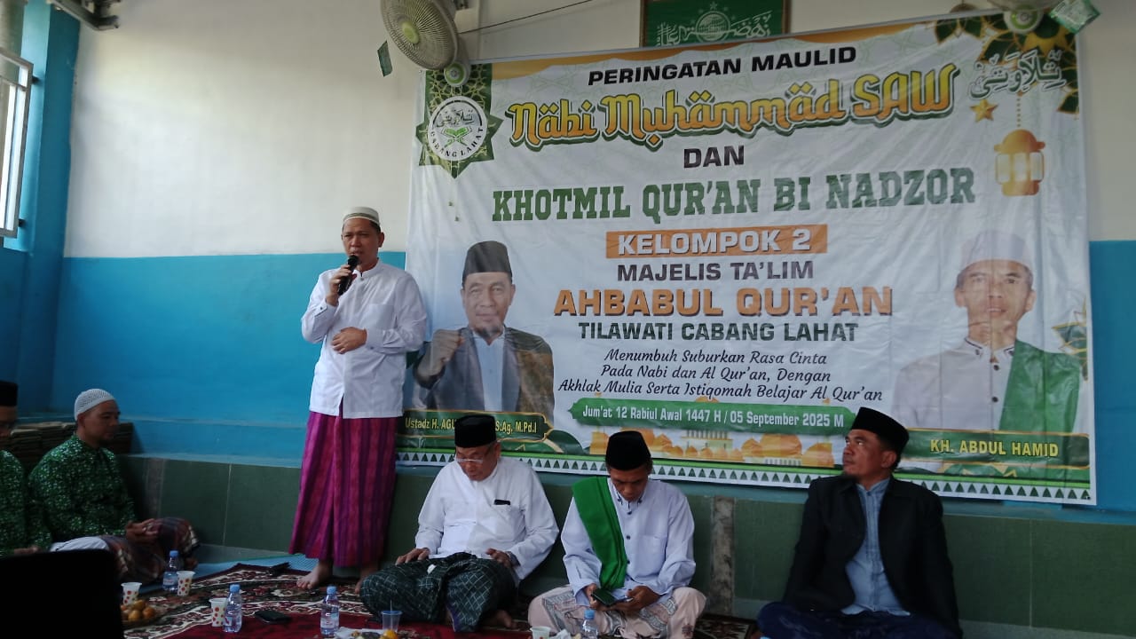 Majelis Taklim Ahbabul Qur’an Tanjung Payang Bantu Kemenag Berantas Buta Aksara Alqur’an