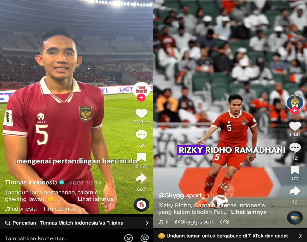 Keren, Rizky Ridho Cetak Gol Kedua Indonesia, Skor 2-0 Indonesia vs Filipina, Kualifikasi Piala Dunia 2026