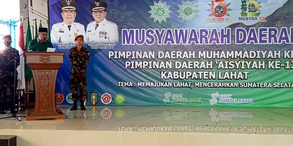 Musda PD Muhamadiyah Lahat dan PD Aisyiyah Lahat Resmi Dibuka, ini Pesan Bupati Lahat 