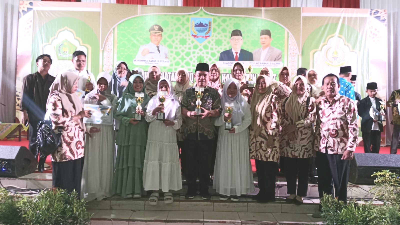 Apresiasi Untuk Kecamatan Merapi Barat Atas Prestasinya Memboyong 7 Emas Di MTQ Kabupaten Lahat