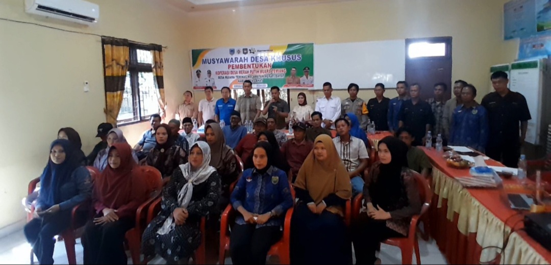 Camat Merapi barat Apresiasi Musdesus Kopdes Merah Putih Desa Muara Temiang, Ini Katanya