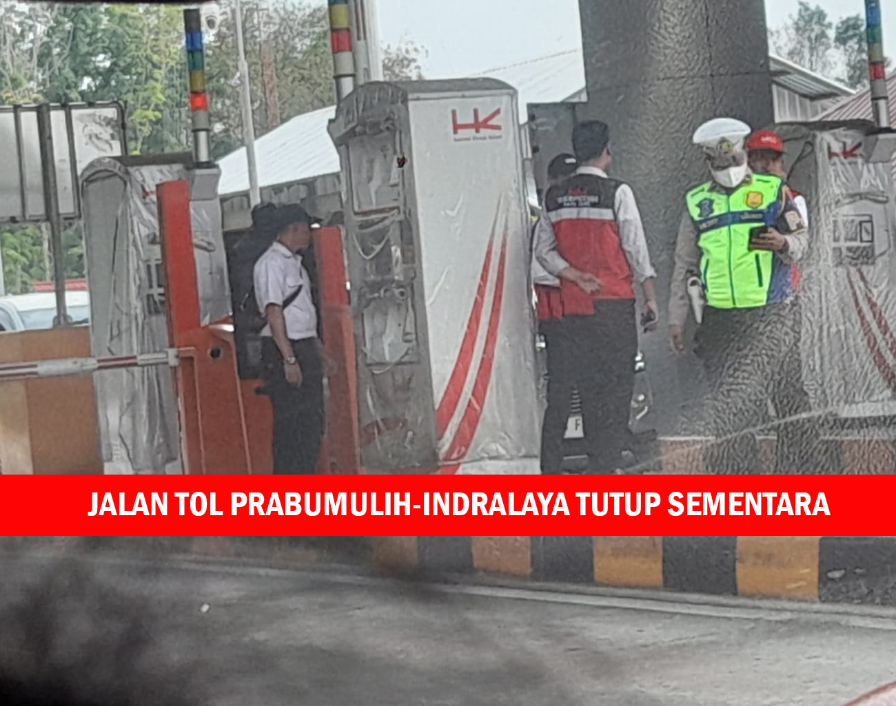 Pemberitahuan, Jalan Tol Prabumulih-Indralaya Tutup, Pengendara Melintas di Jalan Nasional, ini Alasannya