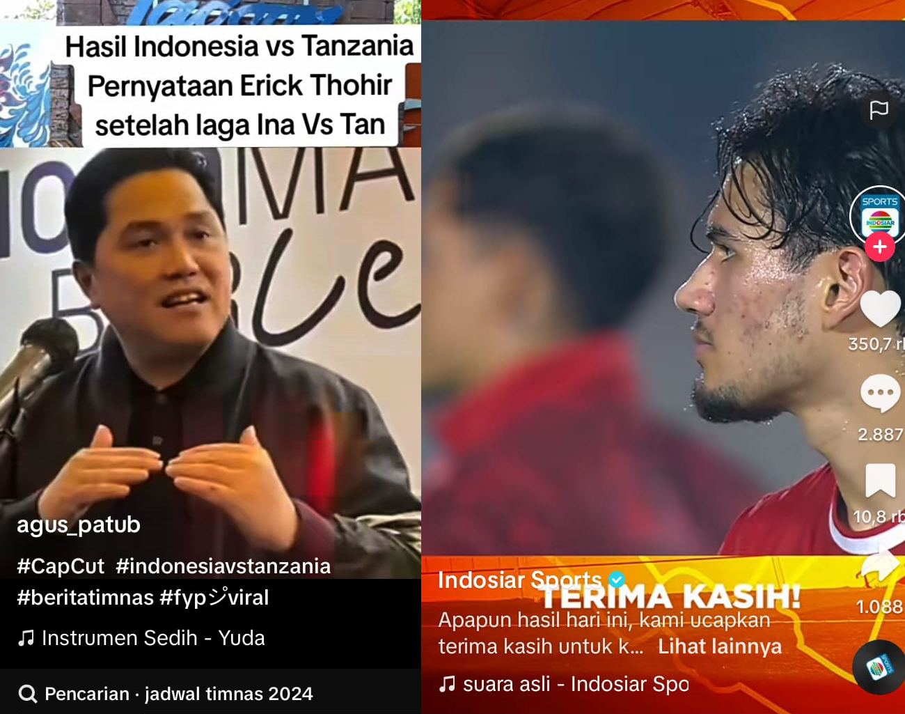 Ketua PSSI Erick Thohir, Timnas Indonesia Sukses Tahan Imbang Tanzania, Peringkat FIFA, Jelang Piala Dunia 202