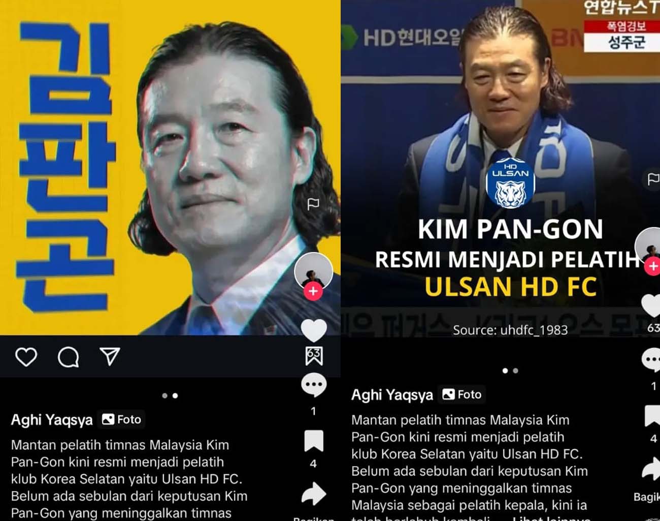 Kabar Terbaru Pemecat Shin Tae Young, Pelatih Ulsan HD FC, Kim Pan-Gon, Malaysia, Kualifikasi Piala Dunia 2026