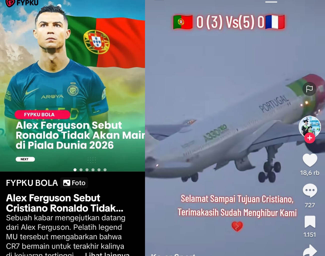 Pertandingan Terakhir Cristiano Ronaldo, Pensiun Bela Portugal, Kalah Lawan Prancis, Kualifikasi Piala Dunia