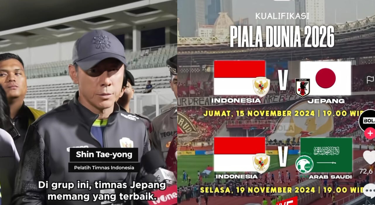 Tebak Skor Indonesia vs Jepang, Inilah Jawaban Pelatih Shin Tae Young, Kualifikasi Piala Dunia 2026