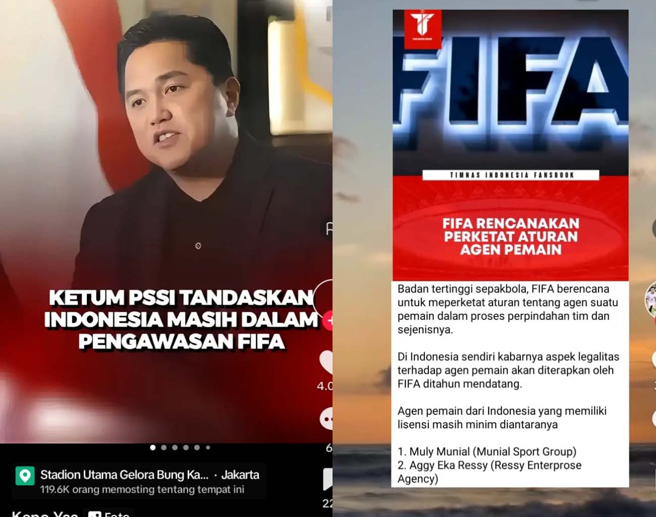 FIFA Pantau Indonesia, Perketat Pemain Keturunan Pindah Federasi, Erick Thohir, Kualifikasi Piala Dunia