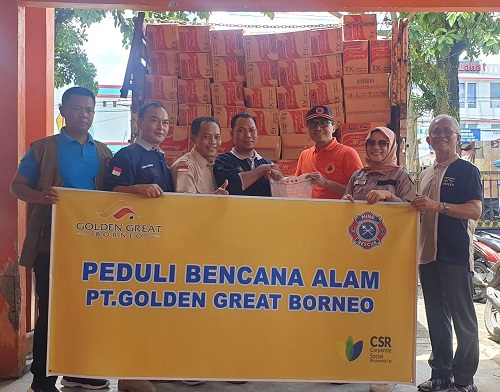 PT Golden Great Borneo Peduli Banjir Bandang di Kabupaten Lahat