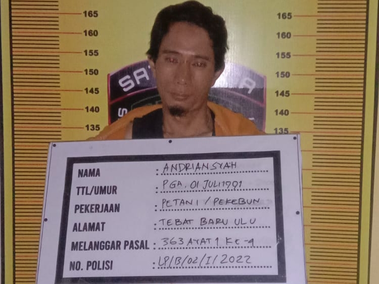 Nekat Bobol Rumah Dinas SD, Ardiansyah di Sikat Satres Polres Pagar Alam