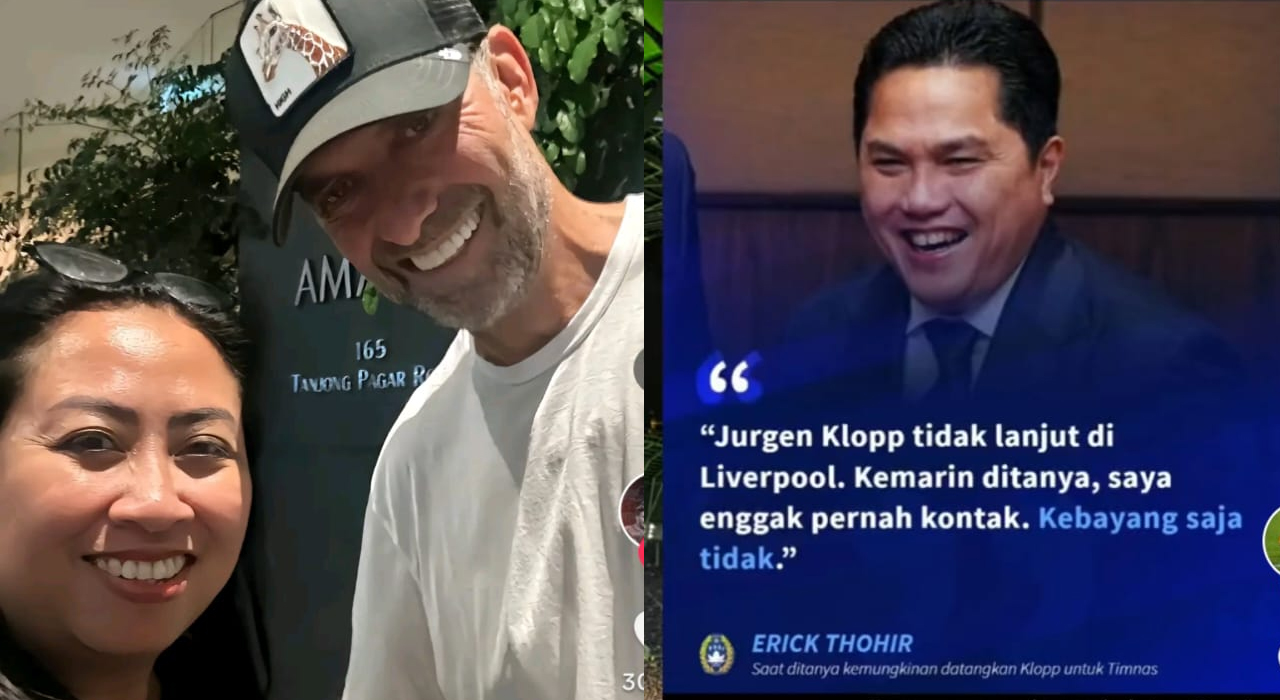 Jawaban Erick Thohir, Jurgen Klopp Datang Indonesia, Manajer Terbaik Liverpool, Kualifikasi Piala Dunia 2026