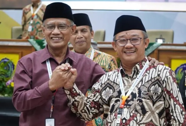 Prof Dr Haedar Nashir Kembali Terpilih Jadi Ketua Umum PP Muhammadiyah, Sekretaris Dijabat Prof Dr Abdul Mu’ti
