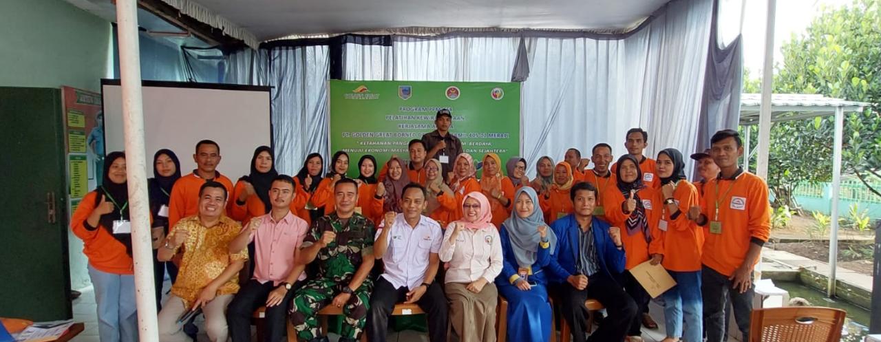 Sukses Gelar Pelatihan Kewirausahaan,Ini Tanggapan Bappeda Lahat Untuk PT Golden Great Borneo 
