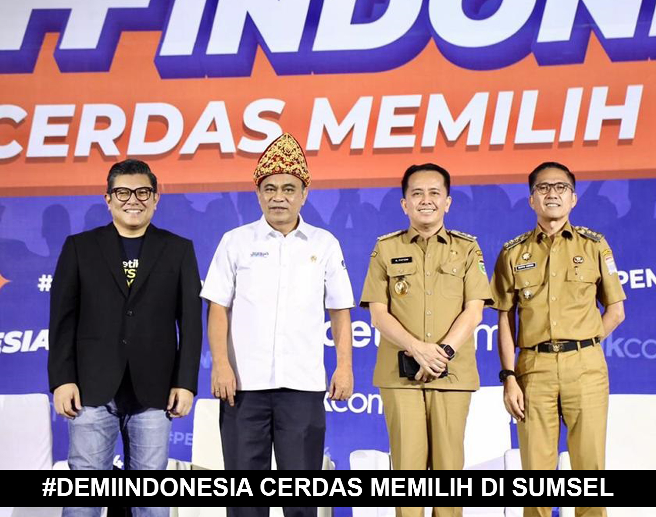 KemenKominfo Gandeng Pemprov Sumsel dan Detik Gelar #DemiIndonesia Cerdas Memilih di Sumsel