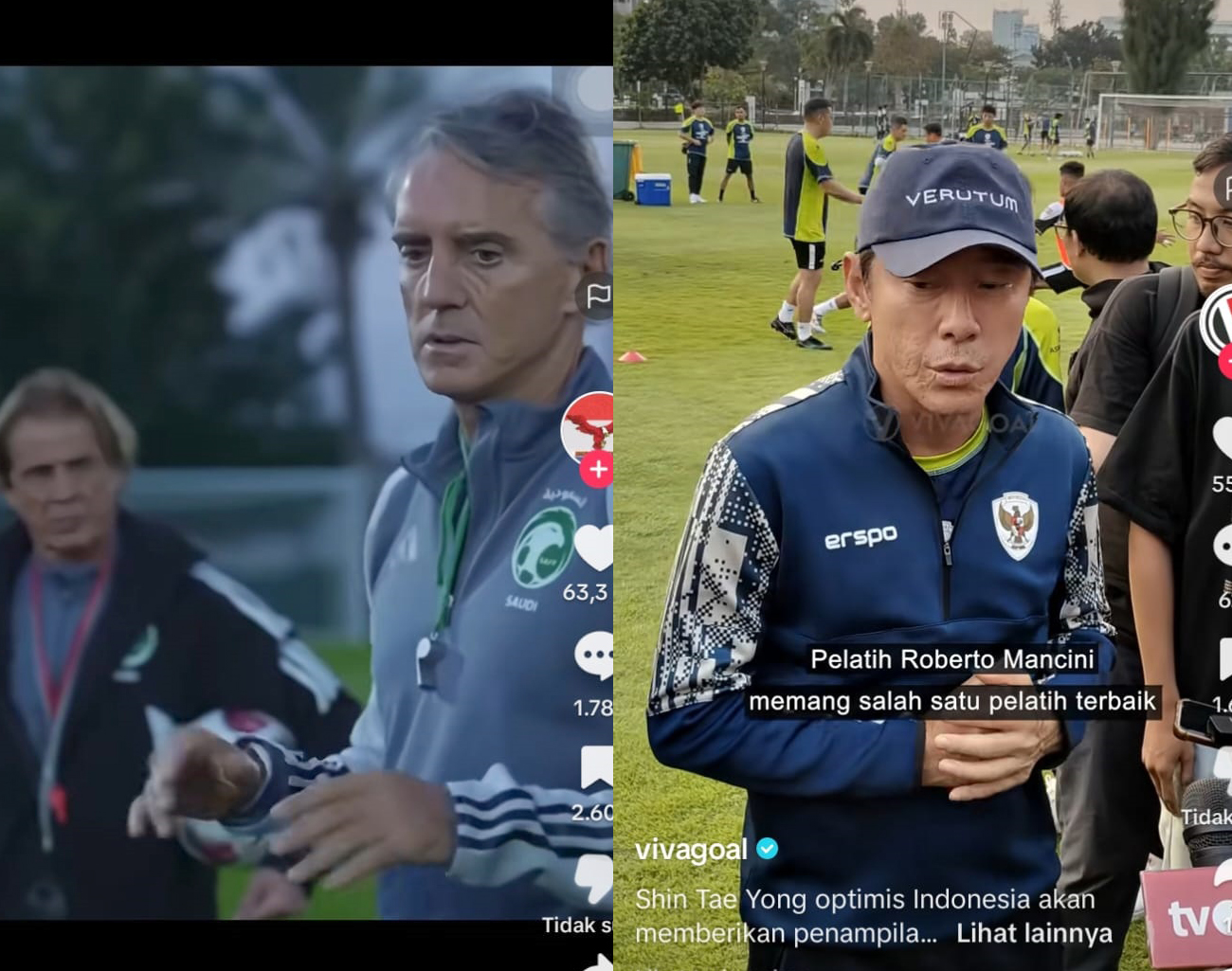 Roberto Mancini Lelah, Tubuh Pucat Kurus, Rambut Putih, Indonesia vs Arab Saudi, Kualifikasi Piala Dunia 2024