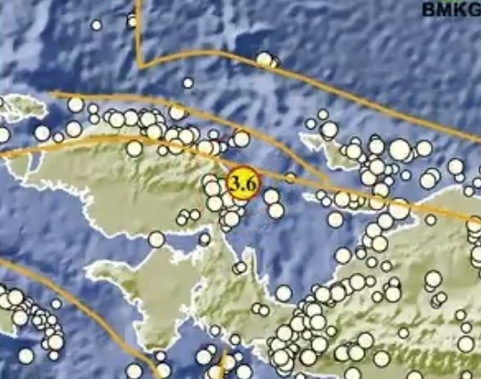 Gempa Bumi Semalam Terjadi Sebanyak 7 Kali