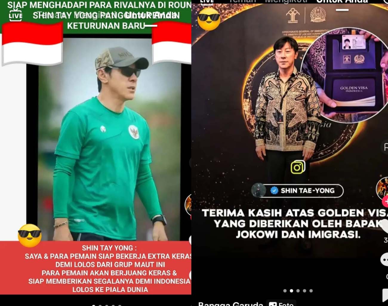 Indonesia Raih Piala Dunia, Semangat STY Membara, Pelatih Indonesia, Golden Visa, Kualifikasi Piala Dunia 2026