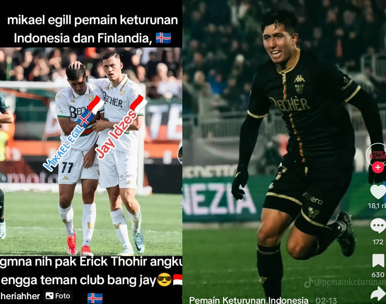 Mikael Egill, Pemain Keturunan Islandia-Indonesia, Klub Serie A Italia Venezia FC, Kualifikasi Piala Dunia