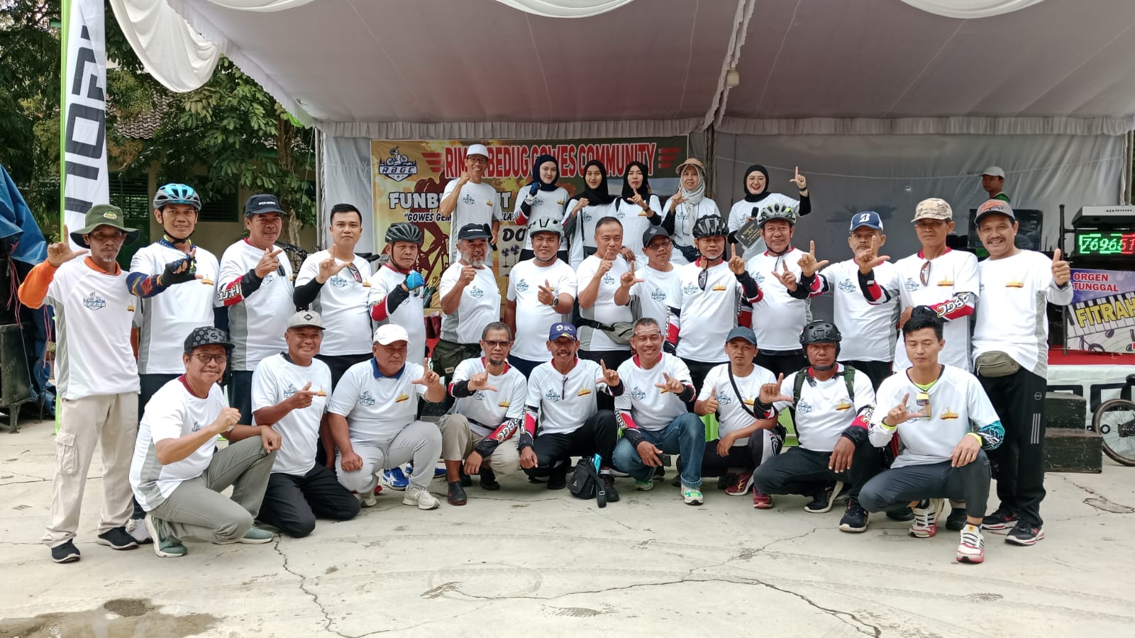 Ratusan Peserta Ikuti Gowes Fun Bike Rimba Bedug Gowes Community (RBGC) Tanjung Payang Lahat Selatan