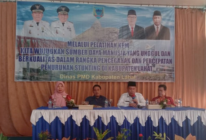 Dinas PMD Kabupaten Lahat Menggelar Pelatihan Kader Pembangunan Manusia (KPM) Tahun 2022
