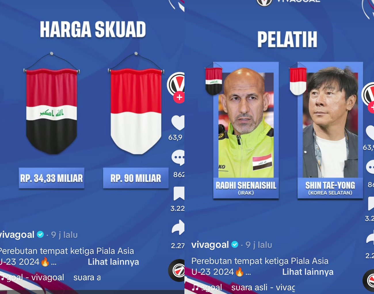 Inilah Jadwal Pertandingan Indonesia vs Irak, Perebutan Juara 3 Piala Asia U-23 2024