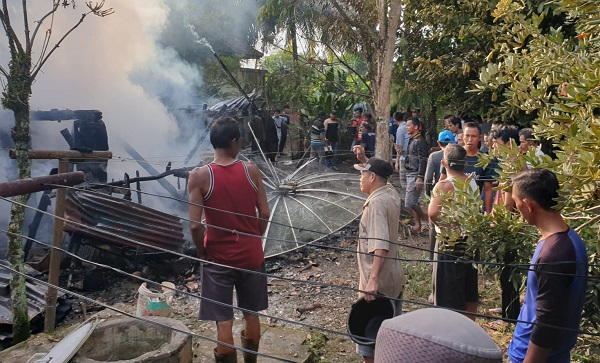 Warga Desa Banjarsari Dikejutkan Musibah Kebakaran, ini Penyebabnya