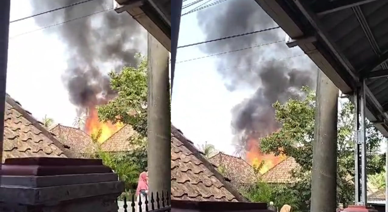 Rumah Perawat Terbakar di Gumay Talang, Uang Rp80 Juta dan Emas Ikut Raib