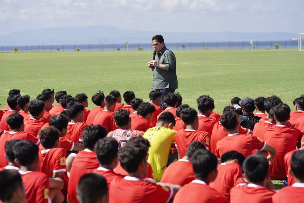 Ketua Umum PSSI Erick Thohir Ingin Seleksi Pemain Tim U-17 Tidak Ada Titipan