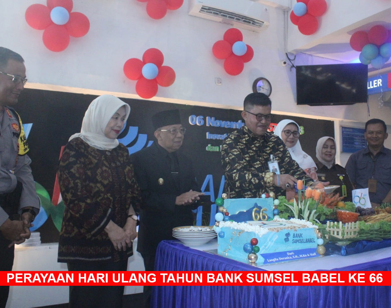 Bank Sumsel Babel Cabang Lahat Menggelar Perayaan Hari Ulang Tahun ke 66, ini Acaranya