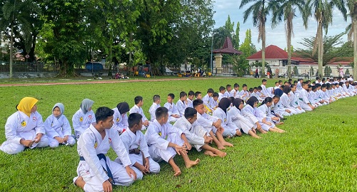 Karateka Lemkari Lahat Latihan Bersama, Jelang Ujian Kenaikan Tingkat