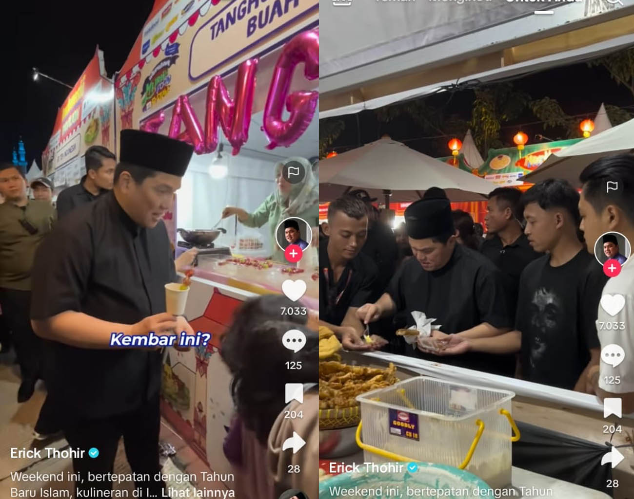 Sisi Lain Erick Thohir, Weekend Tahun Baru Islam, Internasional Hijrah Food Festival, Kualifikasi Piala Dunia