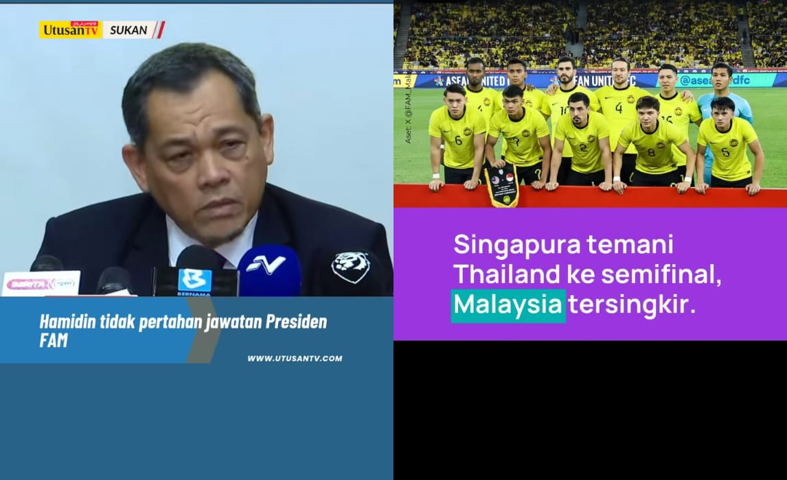 Kabar Terbaru, Datuk Haji Hamidin Lepas Jabatan, Presiden FAM, Malaysia Tersingkir Piala AFF 2024