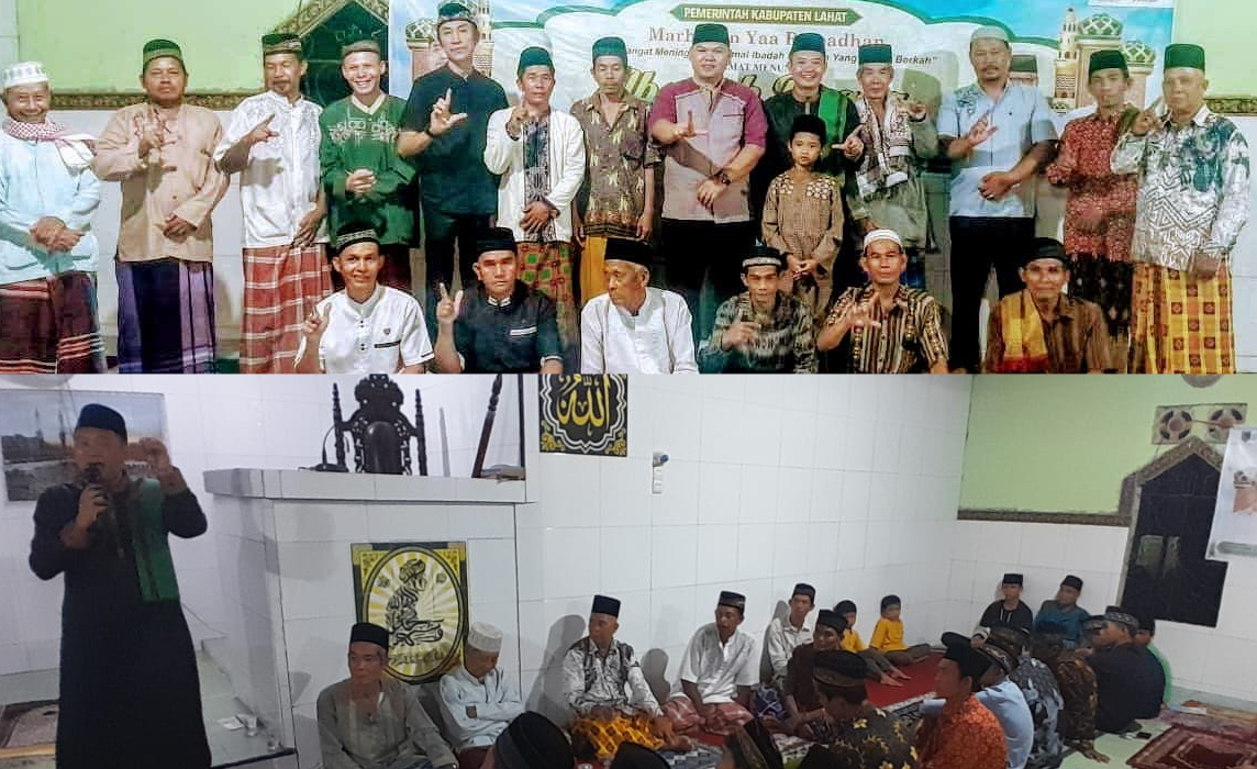 Sinergi Pemerintah dan MUI, Camat Lahat Selatan Pimpin Safari Ramadhan di Desa Talang Sejemput