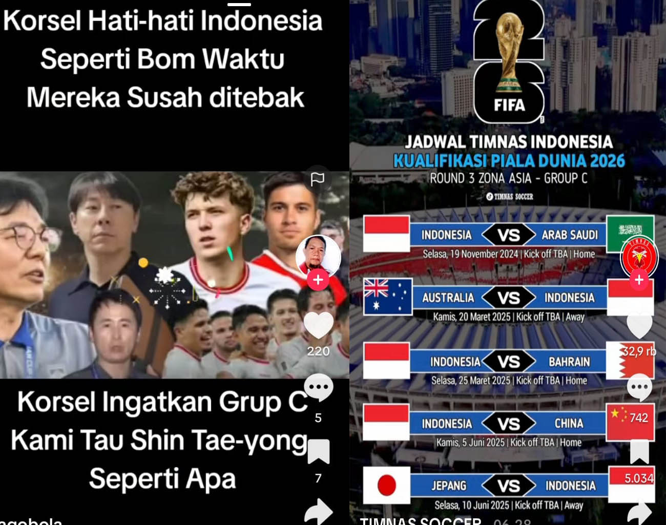 Korea Selatan Ingatkan Grup C, Shin Tae Young Bom Waktu, Indonesia Pimpin Klasemen, Kualifikasi Piala Dunia