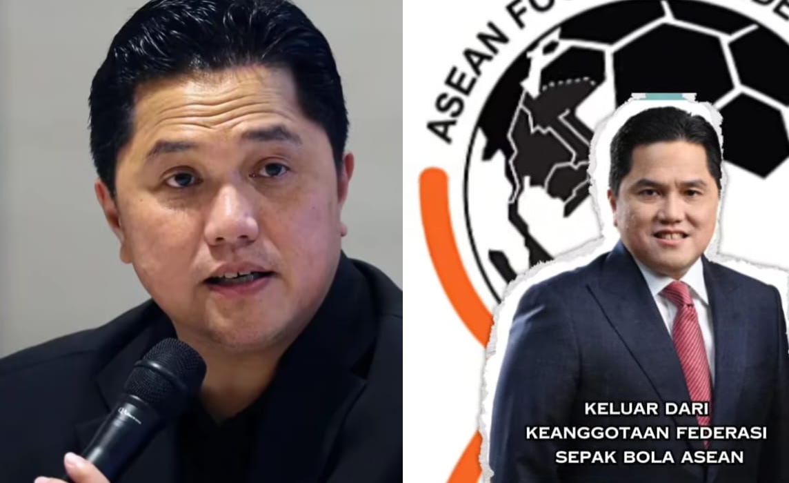 Ucapan Erick Thohir, Gemparkan Asia Tenggara, 2025 Indonesia Keluar dari AFF