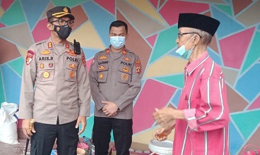 Kapolres Tinjau Kampung Tangguh Kemayoran