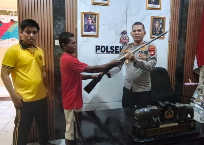 Ops Senpi Musi 2026 Polres Lahat, Minggu Pertama Berhasil Terima Penyerahan Senjata Api dari Masyarakat