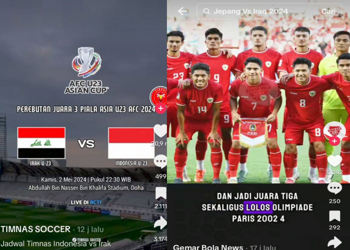 Rebut Juara 3 Piala Asia U-23 2024, Indonesia Langsung Lolos Olimpiade di Prancis, tapi Kalahkan Irak Dulu
