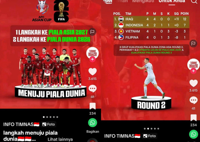 Peluang Timnas Indonesia Lolos Kualifikasi Piala Dunia 2026 Terbuka Lebar