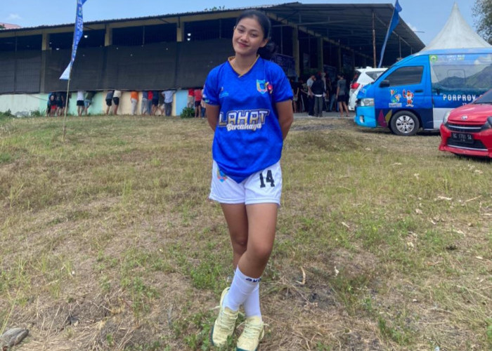 Melihat Sosok Cantik Bidadari Futsal Kabupaten Lahat yang berlaga di Ajang Porprov XIV Sumsel