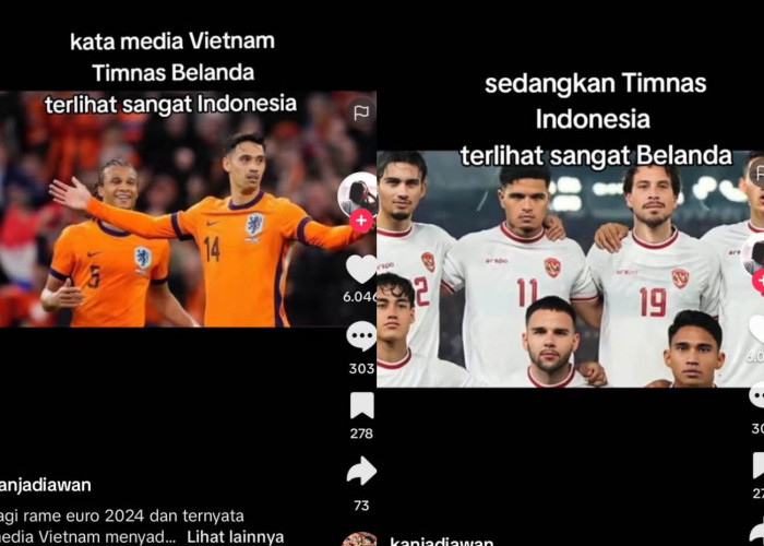 Timnas Belanda Mirip Indonesia, Timnas Indonesia Mirip Belanda, Euro 2024, Kualifikasi Piala Dunia 2026