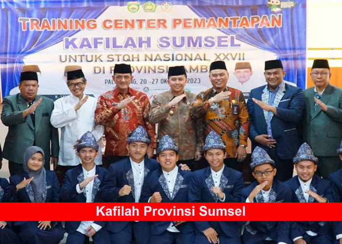 Masuk Tiga Besar, Kafilah Provinsi Sumsel Jadi yang  Terbaik di Luar Pulau Jawa pada Ajang STQH Nasional 2023