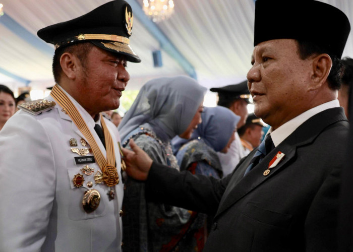 Presiden Prabowo Resmi Lantik HDCU Sebagai Gubernur dan Wakil Gubernur Sumatera Selatan Periode 2025-2030