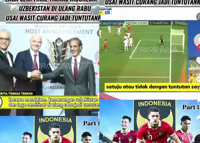 AFC Diam, Protes PSSI Belum Dijawab, Tidak Ada Tanding Ulang Uzbekistan vs Indonesia Piala Asia U-23 2024